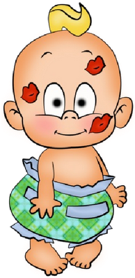Shower Clipart Funny Cartoon - Funny Pictures Of Cartoon Baby (400x400)
