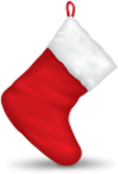 Stocking Clip Art - Christmas Stocking Public Domain (600x600)