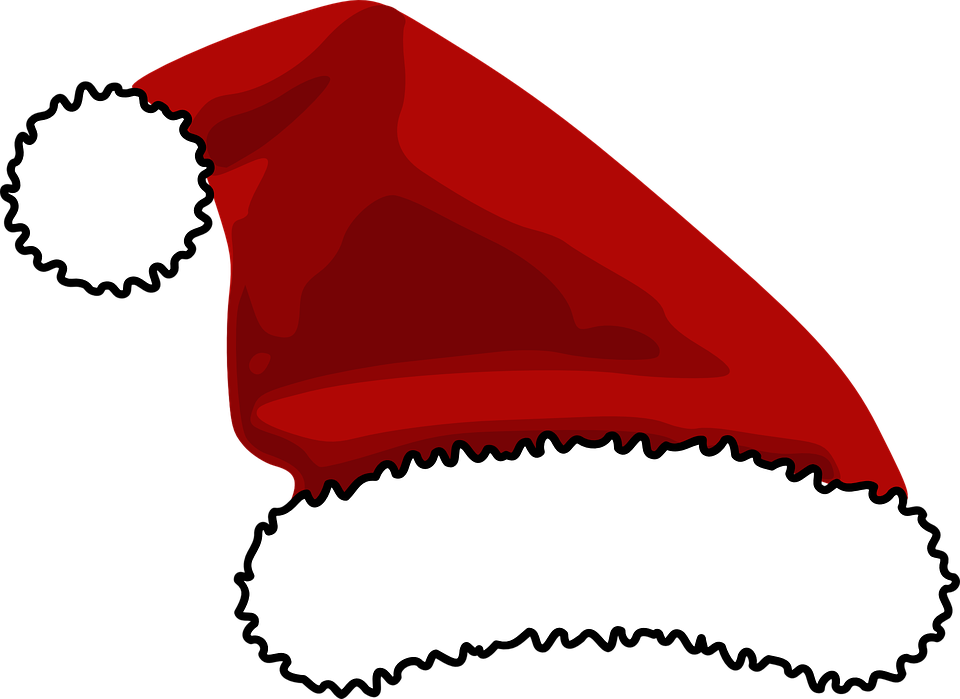 Santa Hat Clipart Christmas 2014 - Christmas Hat Cut Out (960x699)