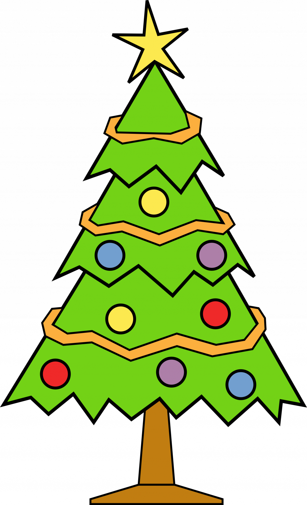 Christmas ~ Christmas Tree Clip Art Free Printable - Christmas Tree Clipart Transparent Background (1024x1680)