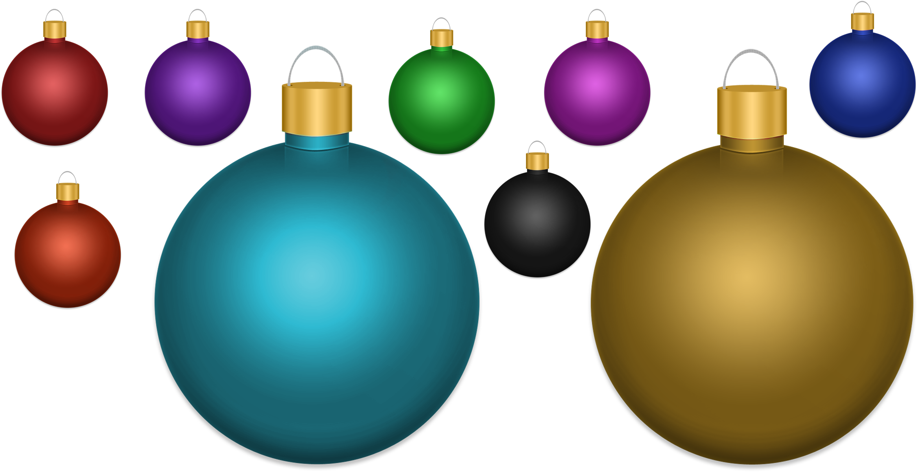Christmas Tree Ornament Crafthubs - Christmas Tree Decorations Png (1920x1080)