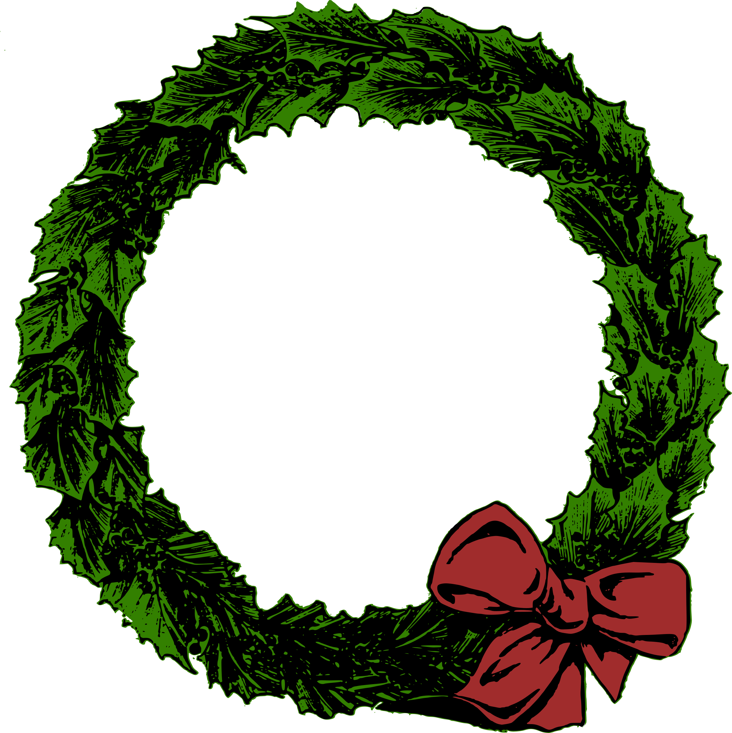 Big Image - Xmas Wreath (2397x2400)