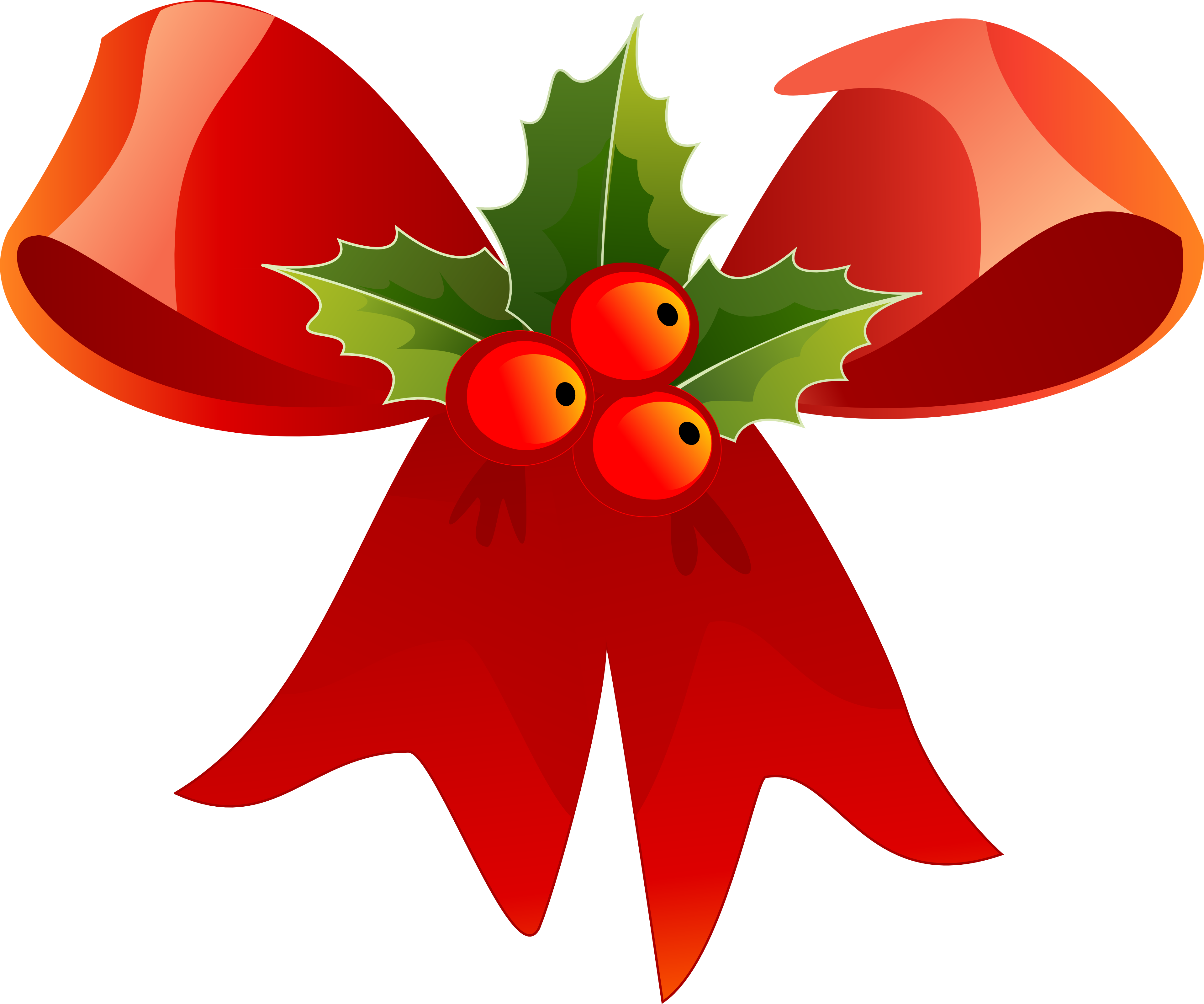 Christmas Clip Art Photos Clipart Free Download - Ribbon Christmas (3840x3200)