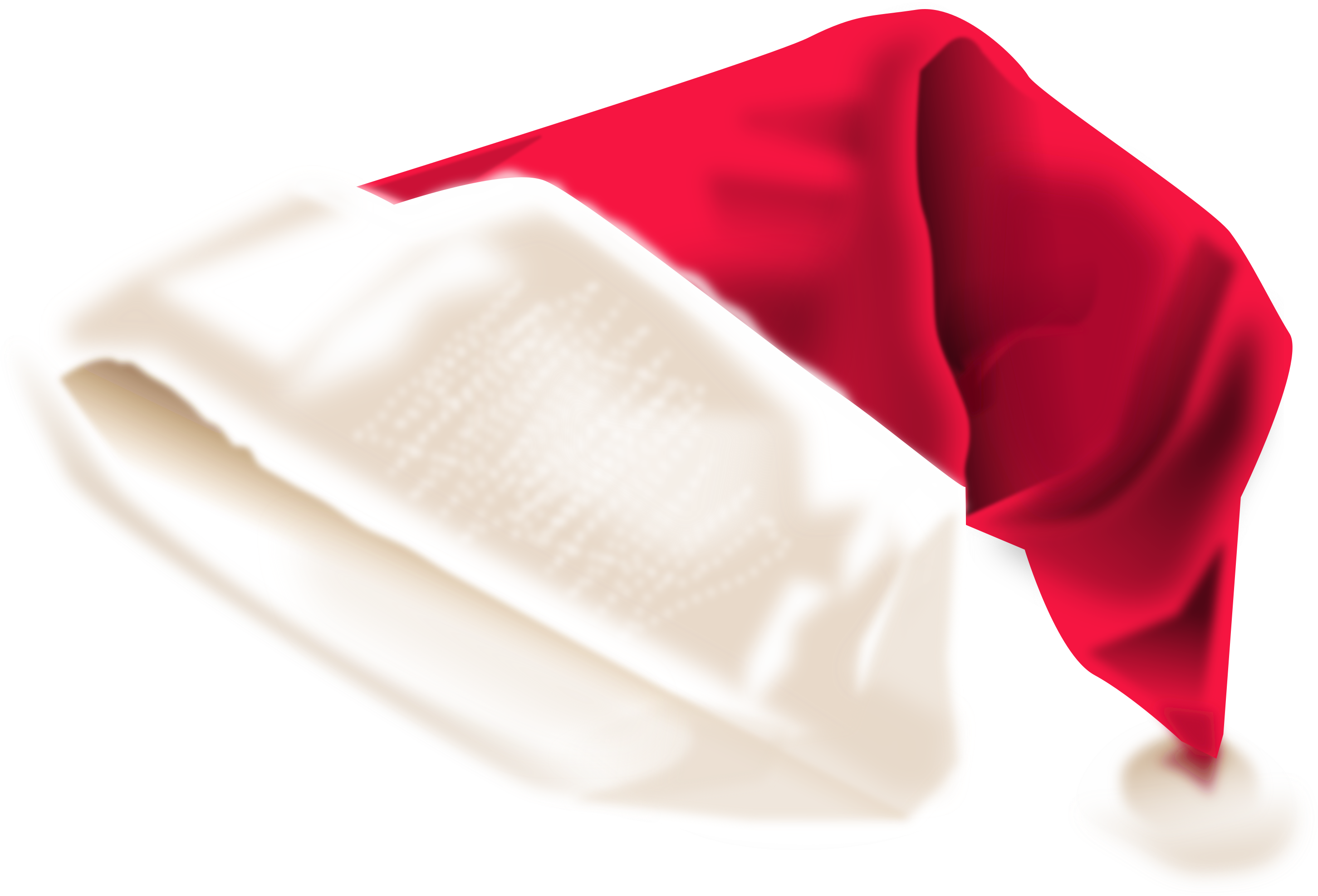 Clipart Design Of Santa Claus Christmas Red Hat - Red Hat Santa Claus (3000x2019)