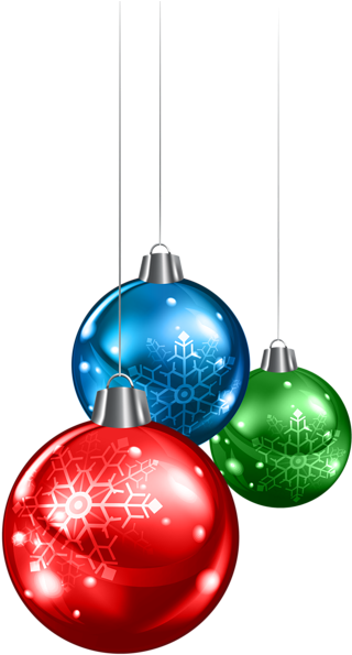 Light Blue Clipart Ornament - Free Christmas Ball Clipart (329x600)
