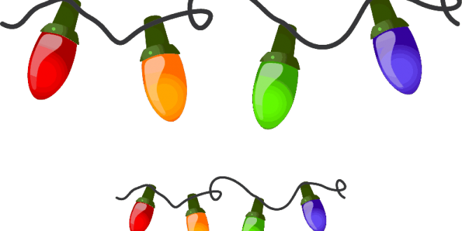 Christmas Holiday Images Clip Art - Christmas Lights (660x330)