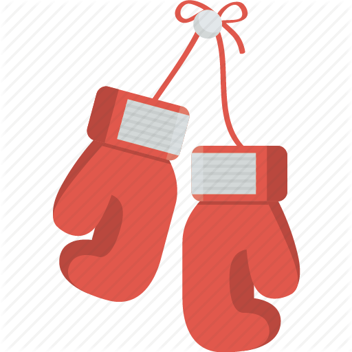 Icon Clipart - Boxing Gloves Flat Design (512x512)