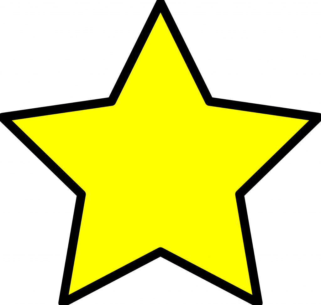 Christmas ~ Christmas Tree Star Clipart Yellow Xmas - Yellow Star Clipart (1024x974)