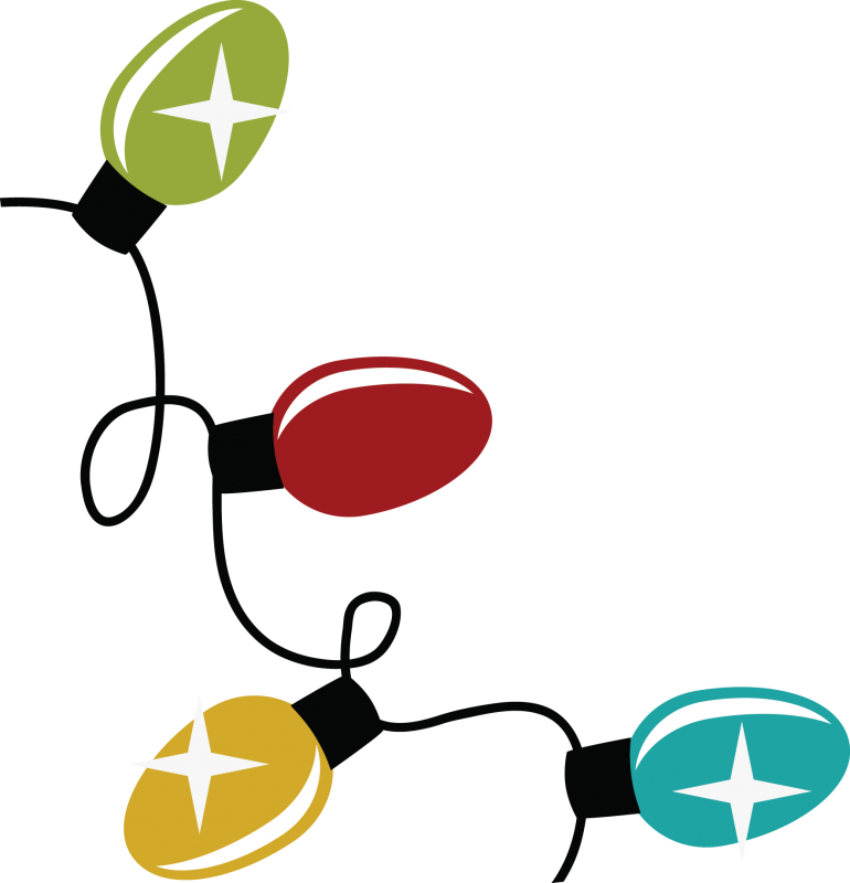 Christmas Lights Svg - Christmas Lights Clipart Transparent Background (770x800)