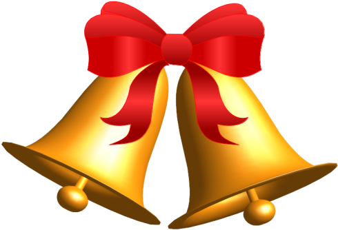 Jingle Bells With Red Bow - Christmas Day (1600x1248)