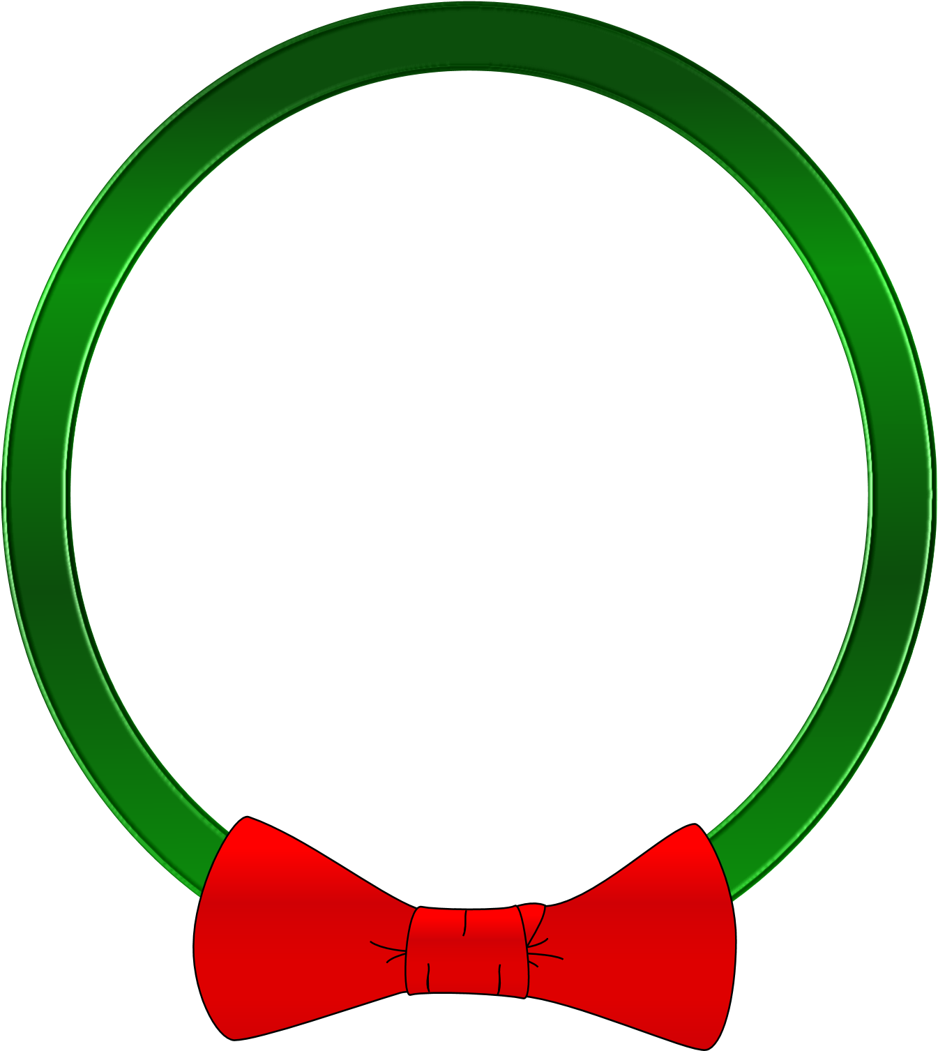 Christmas Wreaths Clipart - Clip Art (1500x1800)