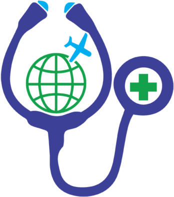 Medical Tourism Project Management - Globe And Cross Symbol (360x400)