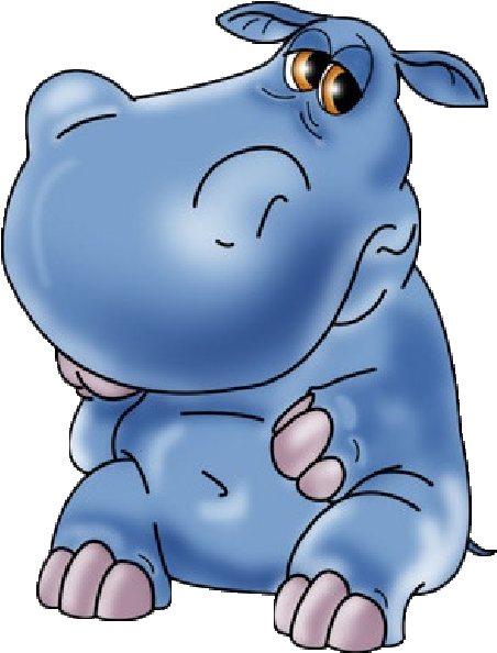 Funny Hippopotamus Cartoon Pictures - Hippopotamus (600x600)