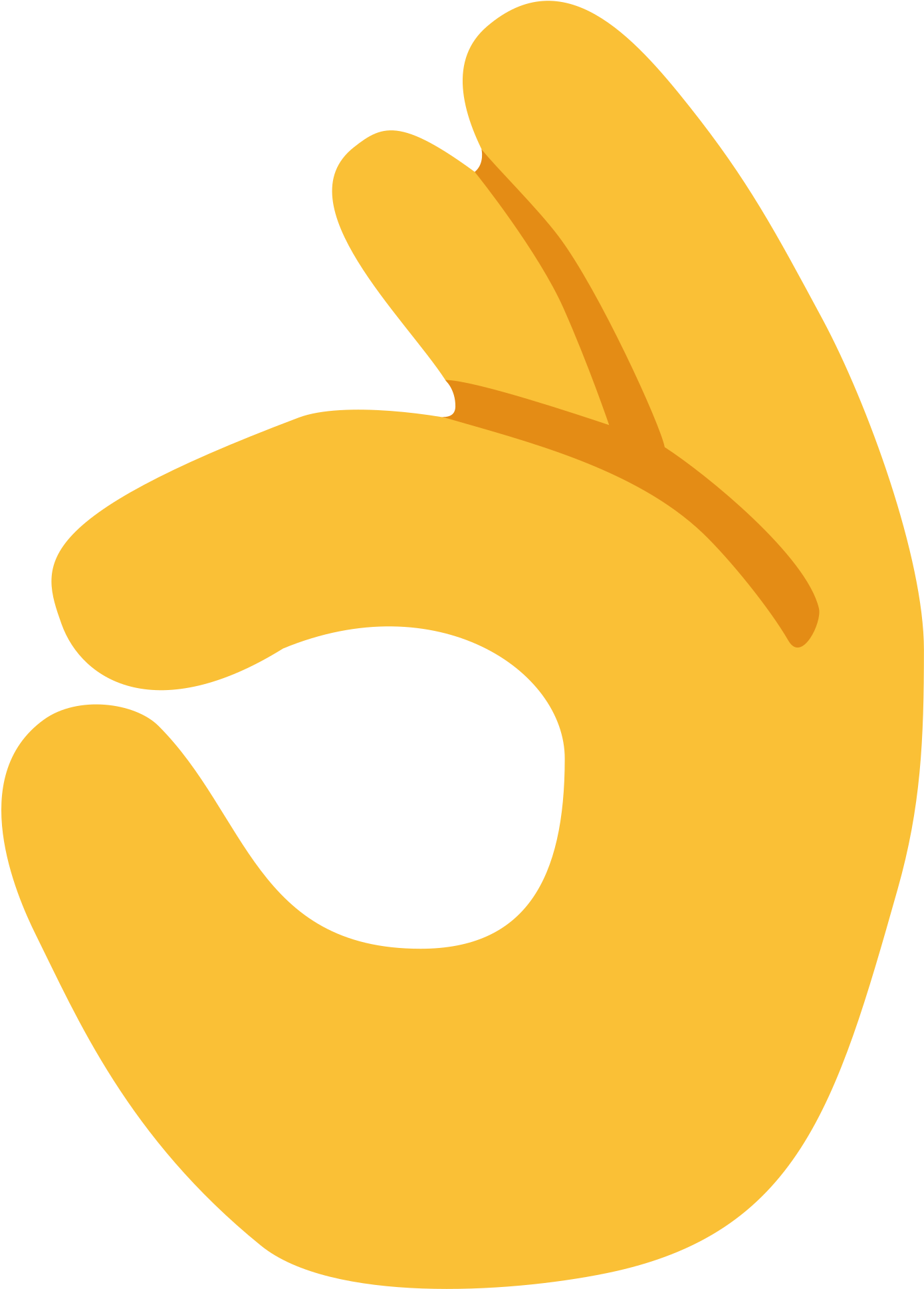 Open - Ok Hand Emoji Png (2000x2000)