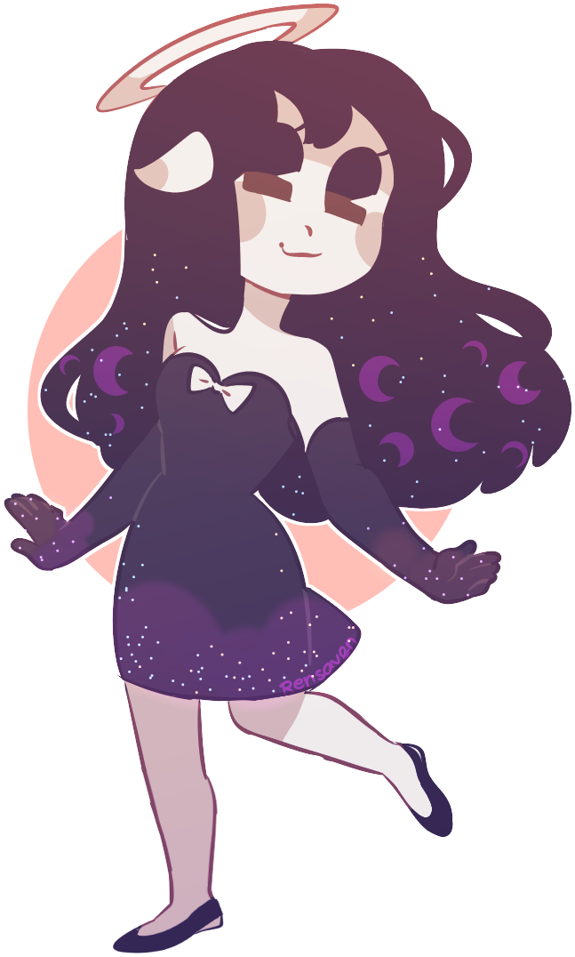 Astricflamer2511 2 0 Alice Angel By Rensaven - Bendy And The Ink Machine Fanart Alice Angel (706x1142)