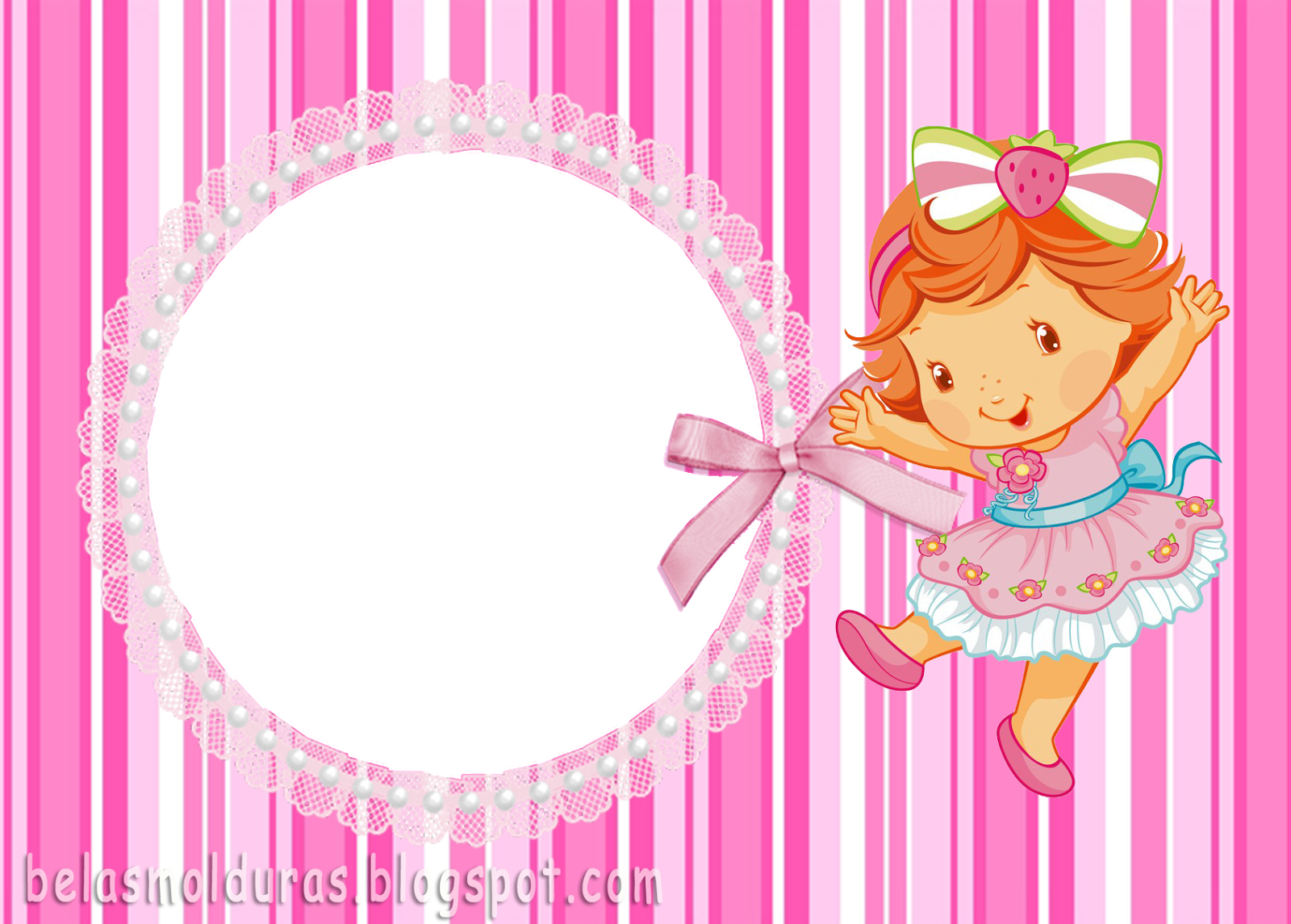 Molduras Moranguinha Baby Gratis (1600x1145)