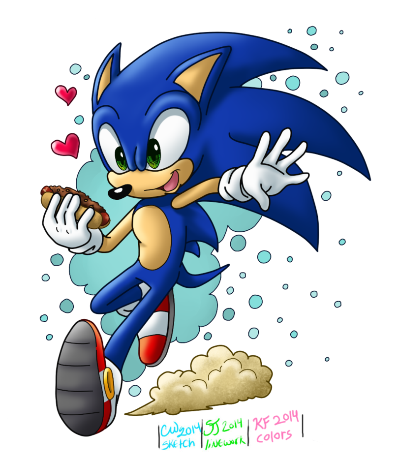 Sonic The Chilidog Hog By Sailormoonandsonicx On Deviantart - Cartoon (810x986)