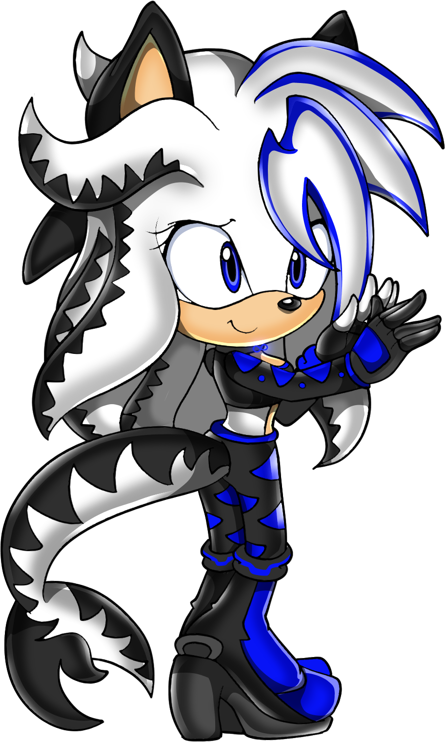 Siltania The Shark Hog Bot By Zebraullette - Cartoon (1200x1700)