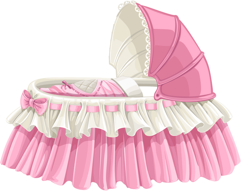 Cards - Rose Baby Cradle Png (800x635)
