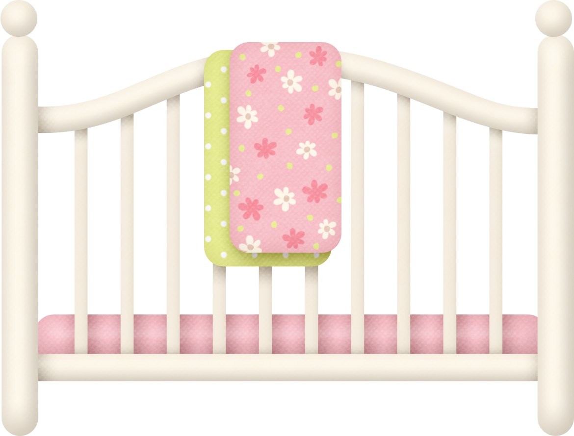 Clipart - Rosa-und Grün-bewegliche Baby-duschen-aufkleber Runder (1170x889)