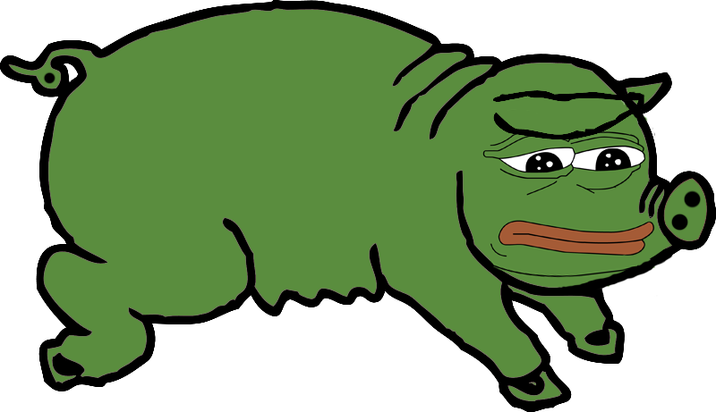 Adl National "pepe The Hog" Is Still Okay Tho Right - Custom Cartoon Pig Throw Blanket (800x461)