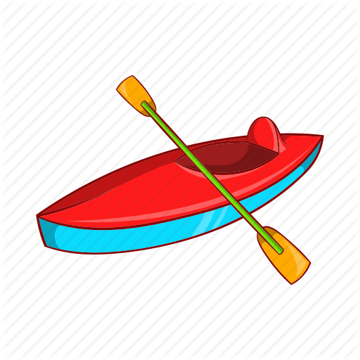 "canoeing The Bayou" At Northlake Nature Center - Cartoon Kayak (512x512)