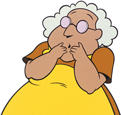 Is It Me, Or Is Wilson Slowly Morphing Into Muriel - Courage The Cowardly Dog Eustace (465x412)