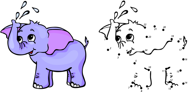 Connect The Dots Coloring Book Child Illustration - Connect The Dots Coloring Book Child Illustration (800x392)