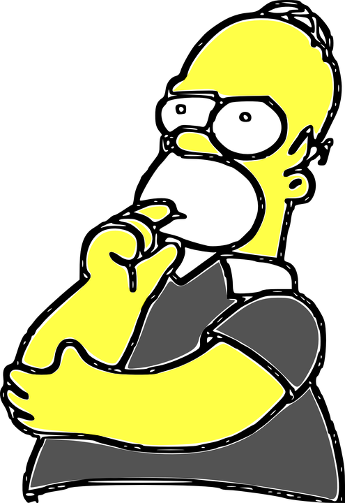 The Simpsons Aired For The First Time In - Think Cartoon Png (495x720)