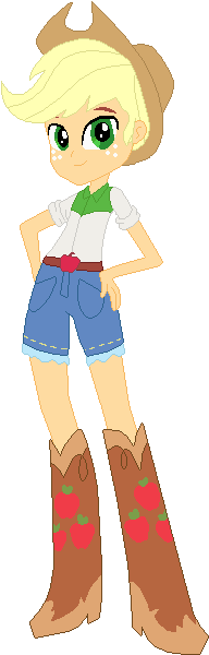 Applejack Equestria Girls Genderbend By Mjjfan10 - Applejack (200x610)