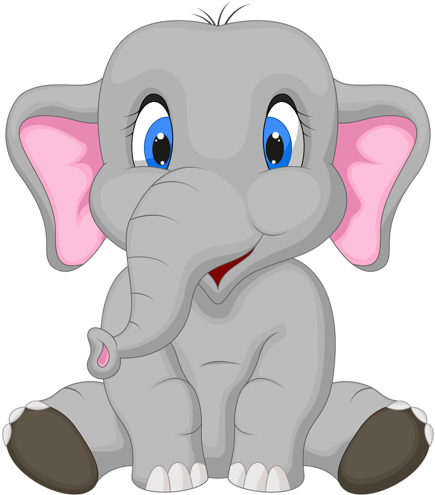 Cartoon Elephant Vector [преобразованный] - Cartoon Elephants (450x500)