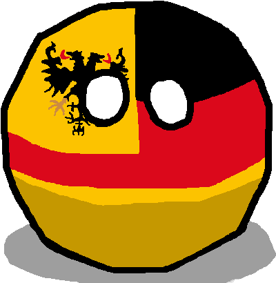 I Can Into Krieg - Austria Hungary Countryball (500x500)