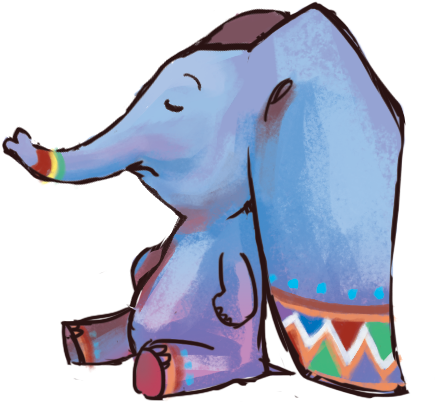 Ever Since Baby Elephant Told Rain He Did Not Need - Indian Elephant (441x452)