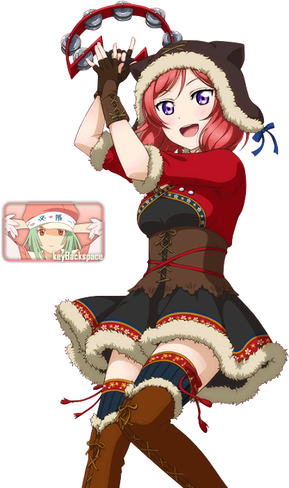 Nico Yazawa Card Render - Love Live School Idol Project Maki Render (512x720)