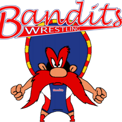 Bandits Wrestling - Cartoon (400x400)