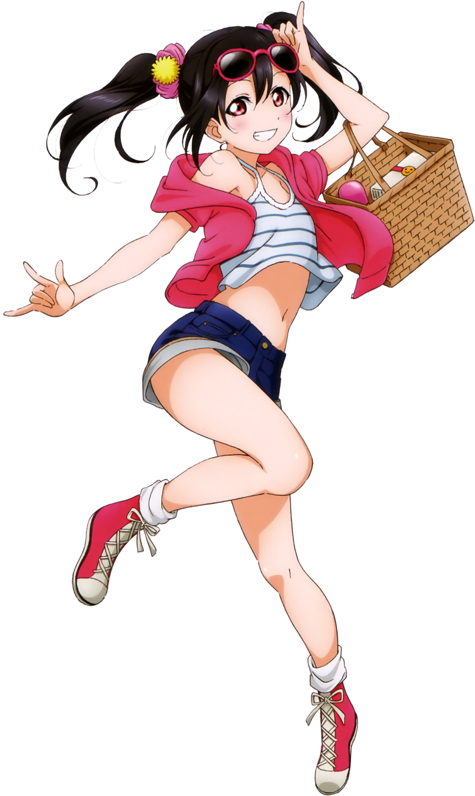 [lovelive]yazawa Nico By Sr-png - Love Live Valentines Card (1024x1632)