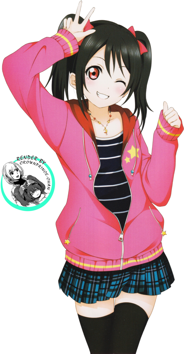 [render] Nico Yazawa - Love Live Nico Render (672x1190)