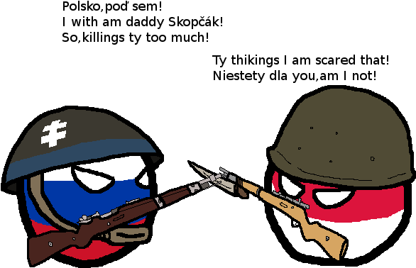 Slovak Invasion Of Poland - Polandball Invasion Of Poland (640x400)
