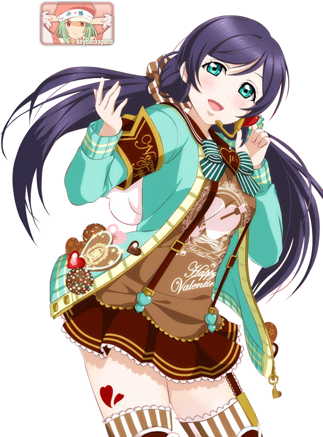 Azizkeybackspace 39 2 - Love Live Nozomi Valentine (640x901)