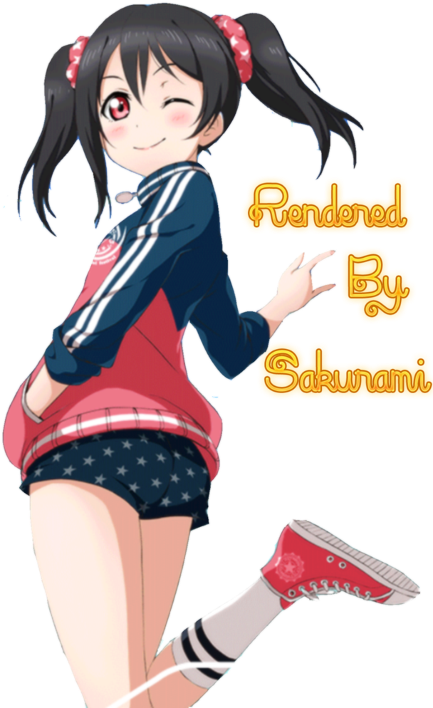 Love Live Nico Render 2 By Natsuzukisakurami - Love Live School Idol Project Nico Yazawa (754x1060)