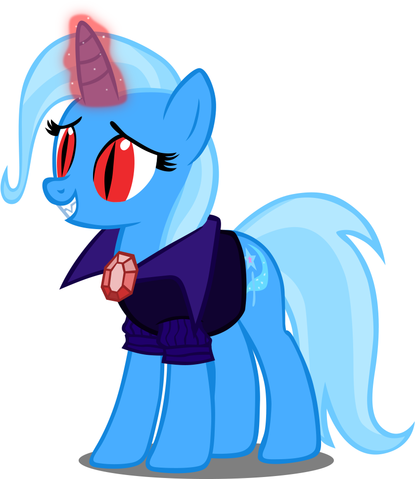 Pony Rarity Trixie Fluttershy Mammal Cartoon Horse - My Little Pony Trixie (1065x1057)
