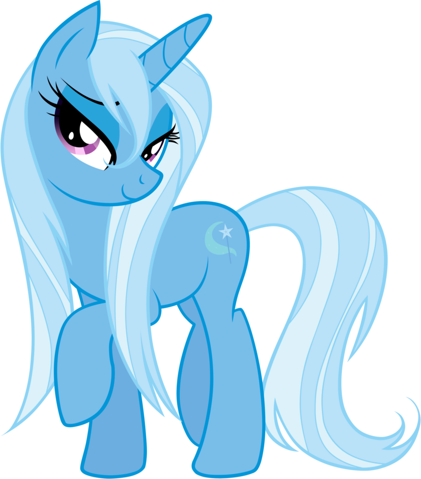 Fanmade Wet Mane Trixie By Daviez20-d4hqwbw - My Little Pony Princess Luna (838x954)