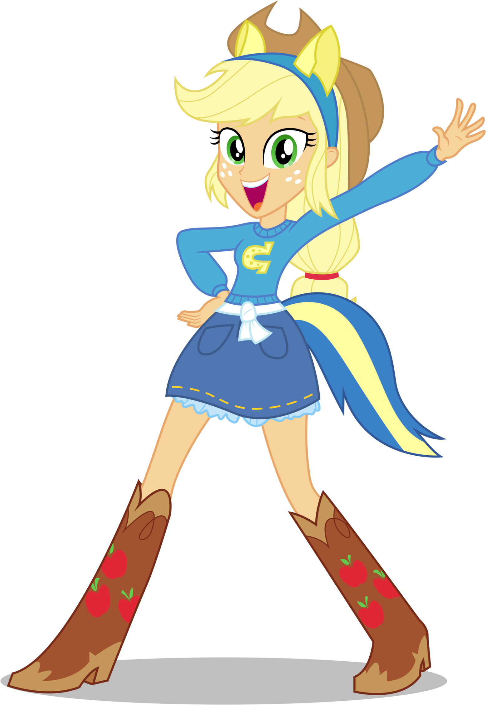 My Little Pony Equestria Girls Rainbow Rocks Applejack - My Little Pony Equestria Girls Gif (1600x2259)