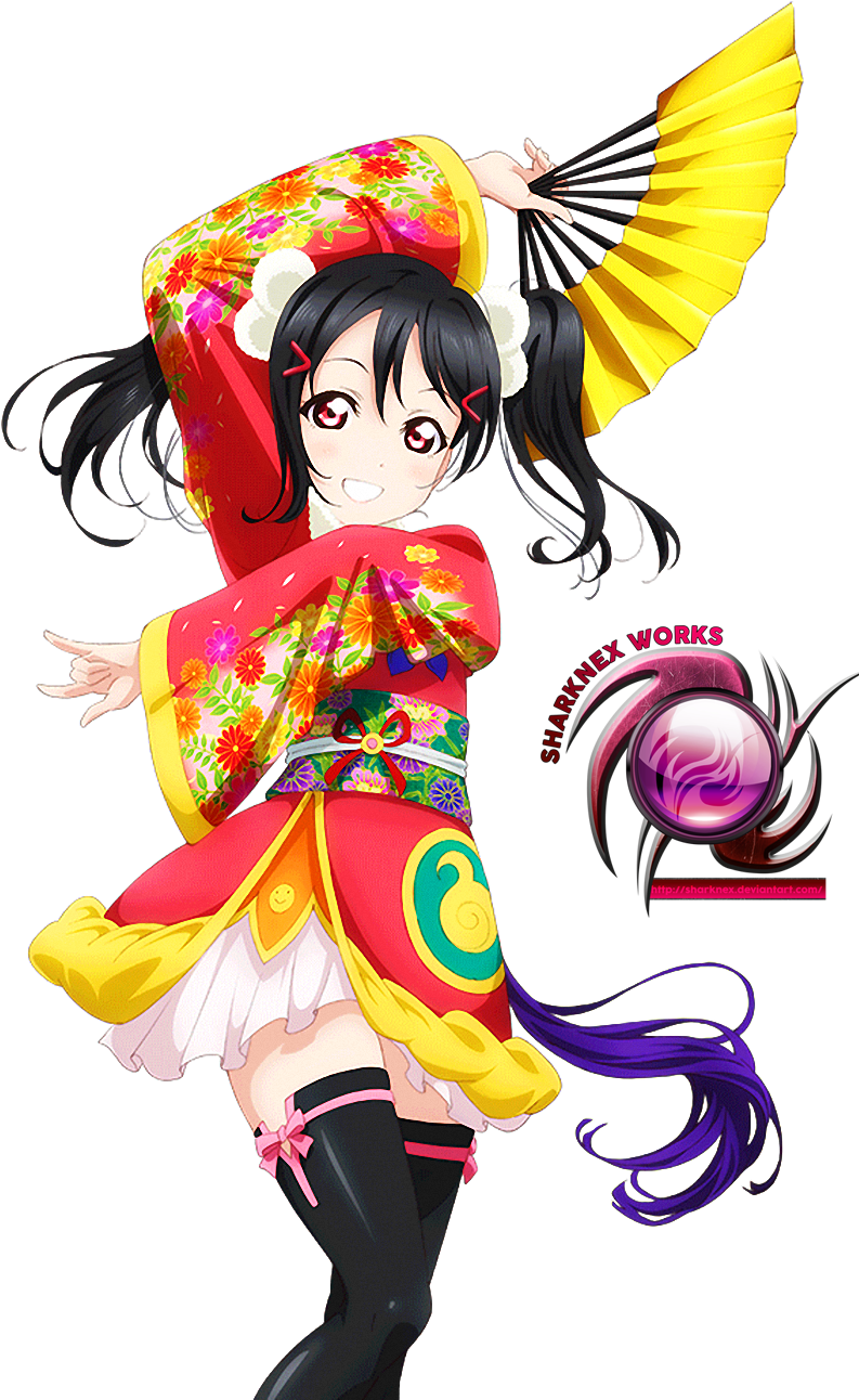 Render Nico Yazawa 217 Love Live By Crownprince Chan-d98fhyg - Nico Yazawa Render (845x1318)