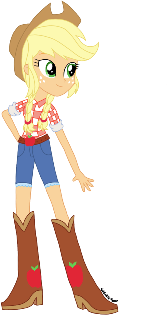 Applejack Redesign By Psshdjndofnsjdkan - My Little Pony Equestria Girls Applejack (774x1032)