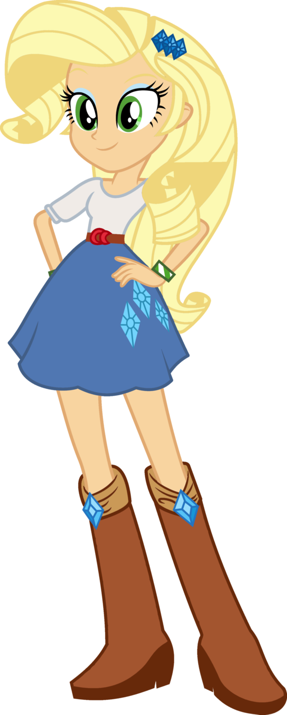 Applejack - Mlp Equestria Girls Rarity (567x1410)