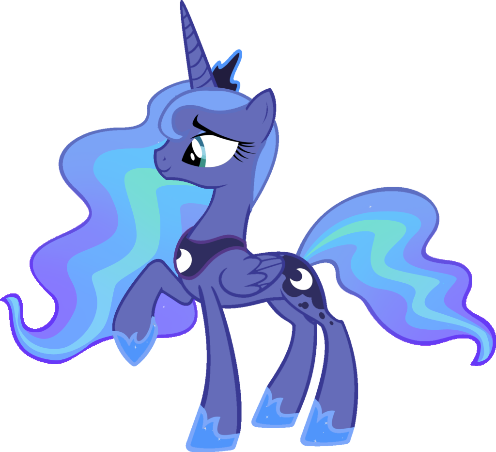 Blah23z, Edit, Ethereal Mane, Princess Luna, Raised - Little Pony Friendship Is Magic (1024x932)