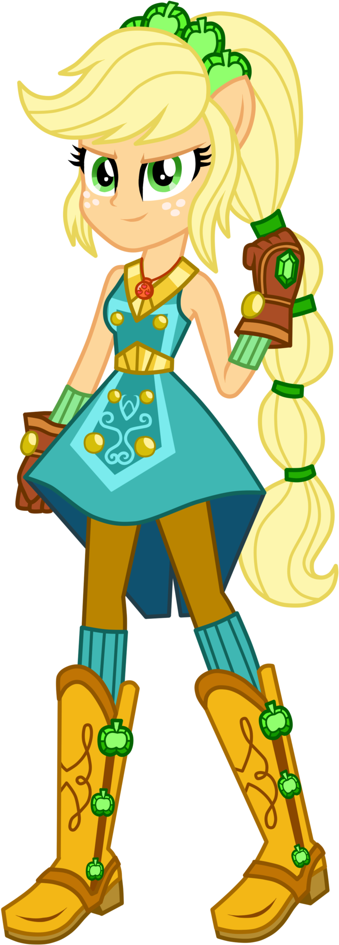 [legend Of Everfree] Applejack By Mixiepie - Equestria Girls Everfree Applejack (1024x1991)
