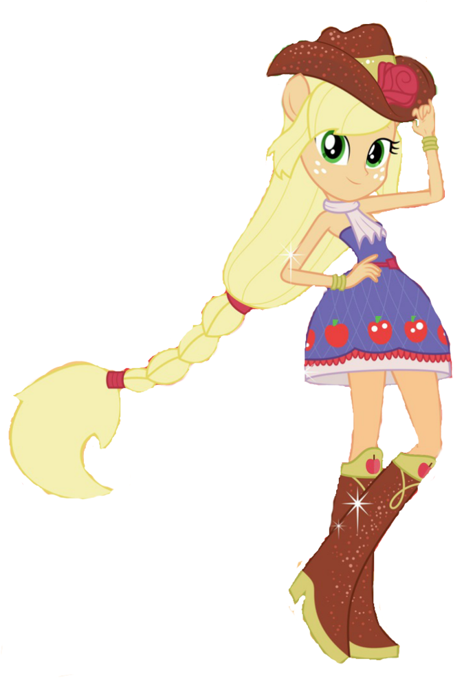 Mlp Applejack Eg Vector (766x1042)