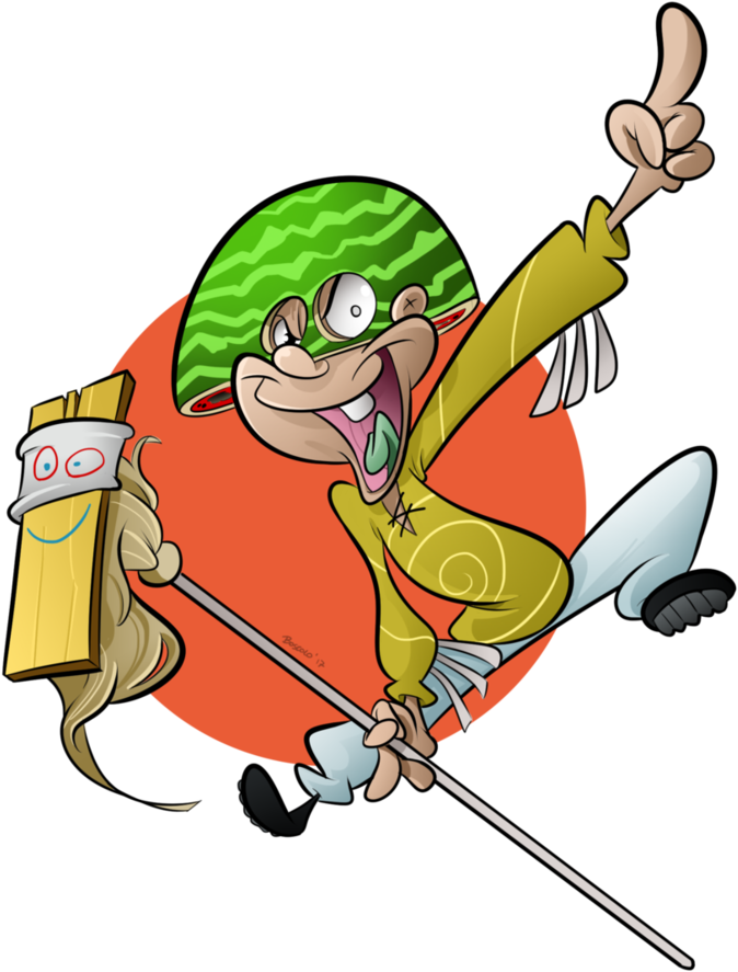 Captain Melonhead By Boscoloandrea - Ed Edd Eddy Captain Melonhead (850x939)